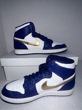 Size 10 - Air Jordan 1 Retro High Gold Medal